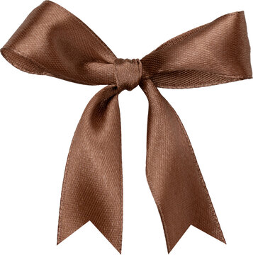 Brown Luxury Festive Gift Ribbon Bow