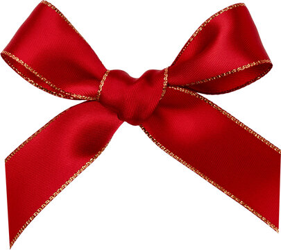 Red Festive Gift Ribbon Bow
