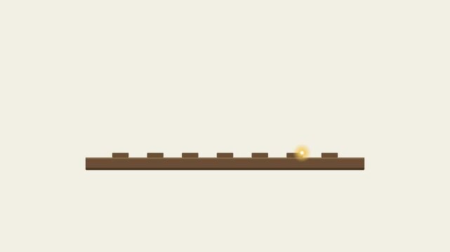 Light Builds Unity Kwanzaa Kinara Construction Animation