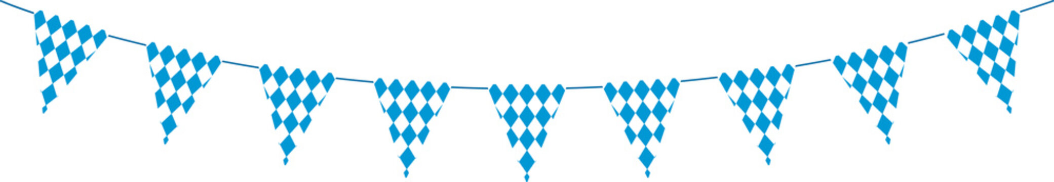 Oktoberfest bunting, German beer festival decorative banner
