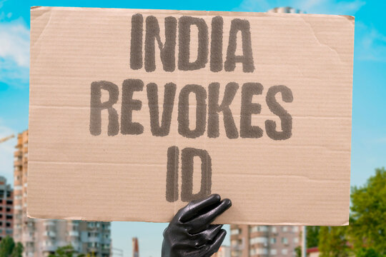 "India revokes ID" Transgender self-identification right removed. INDIA. TRANSGENDER. ID. REVOKE. LAW.