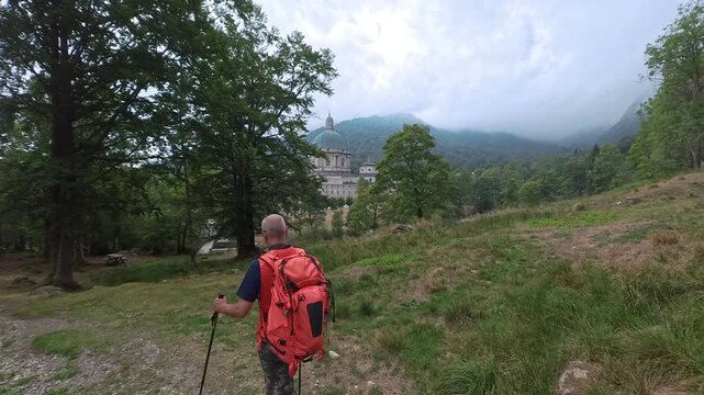 Trekking at Oropa Sanctuary  - Biella Italy