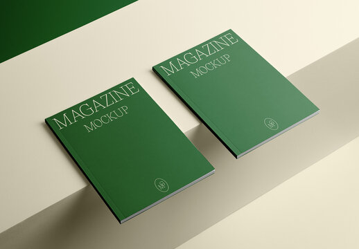 Lying Magazine Cover Mockups