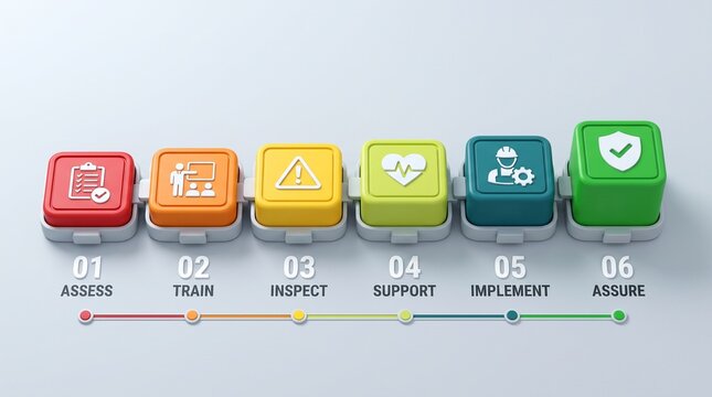 Quality Management System Process Steps from Assessment to Assurance for Safety Compliance Workflow