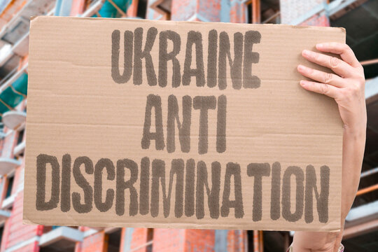 "Ukraine anti discrimination" Seventy-four percent back workplace protection. UKRAINE. ANTI. DISCRIMINATION. PROTECTION. POLL.
