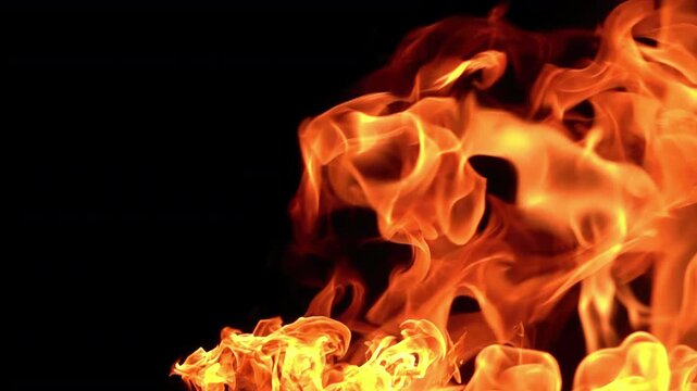 Stunning Fire Slow Motion 480fps