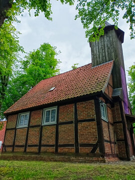 Historisches Kirchengeb&auml;ude in Gallin in Mecklenburg-Vorpommern