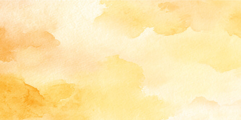 Fototapeta premium abstract watercolor background, Abstract painted watercolor background on paper texture, Abstract painted watercolor background on paper texture, yellow orange background, watercolor grunge vector. 
