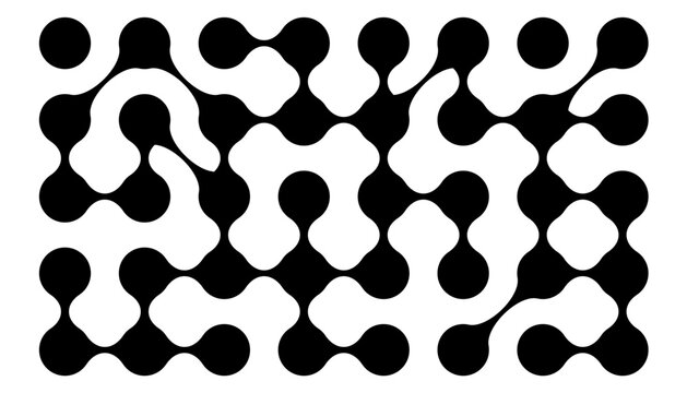 Connect pattern dot for logo blob vector and shape geometric organic. Bio icon drop for metaball background morph and line link abstract. Connect technology symbol for logo bubble medical.
