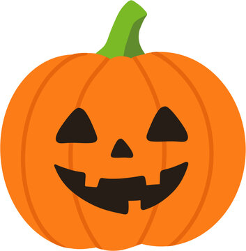 Jack-o'-lantern pumpkin vector illustration