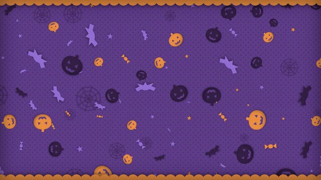Halloween Pattern Animation Fun Spooky Vibe