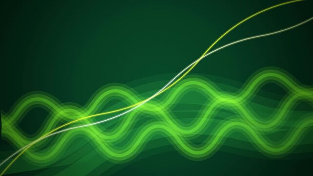 Wavy graphic lines undulating seamless loop motion background