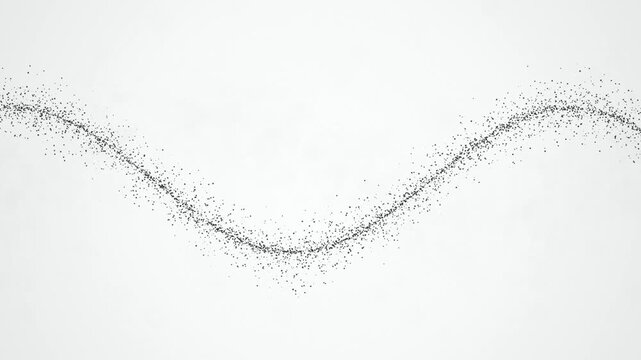 Dark sand particles wave seamless loop motion background