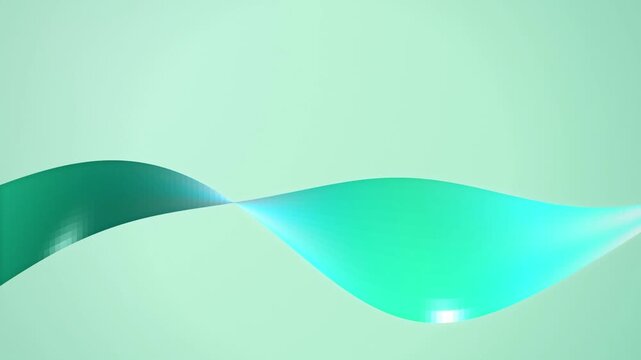 Ribbon wave twisted band seamless loop motion background