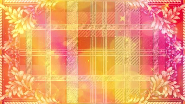 Antique Red Gingham Check Background for Christmas, Packaging and Vintage Designs