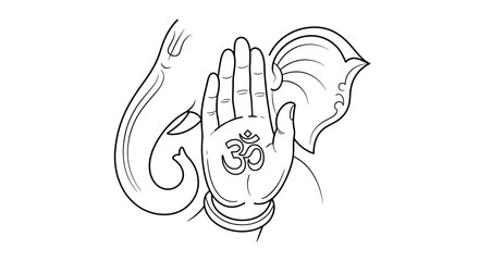 Fototapeta premium Ganpati,ganesha,bappa,morya,ganraj