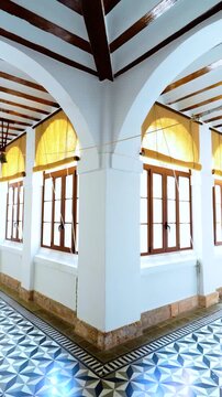 Images of the interior of the Monastery of Lerma, formerly a Discalced Carmelite convent, in the town of Lerma in the Arlanza region. Arlanza River. Province of Burgos. Castile and Le&oacute;n. Spain. Europe