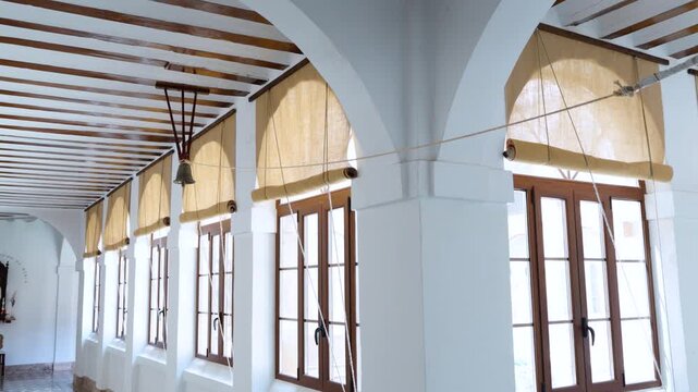 Images of the interior of the Monastery of Lerma, formerly a Discalced Carmelite convent, in the town of Lerma in the Arlanza region. Arlanza River. Province of Burgos. Castile and Le&oacute;n. Spain. Europe