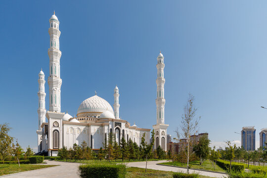 Hazret Sultan Mosque in Astana, Kazakhstan