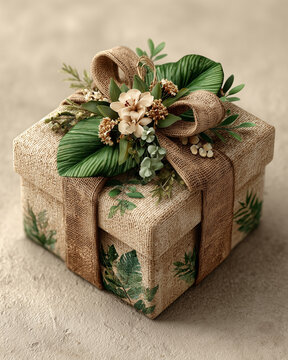 Flat illustration of sustainable gifting