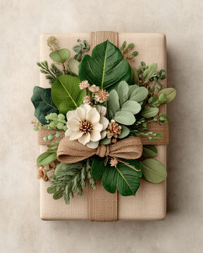 Flat illustration of sustainable gifting