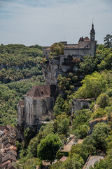 Fototapeta premium Cité médiévale de Rocamadour, Lot, Occitanie, France, Europe