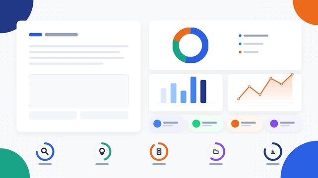 Modern ui dashboard analytics ui data visualization