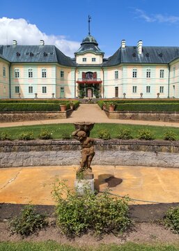 Manetin Baroque Castle, western Bohemia, Czech Republic