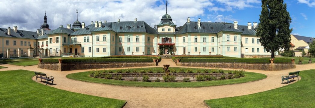 Manetin Baroque Castle, western Bohemia, Czech Republic