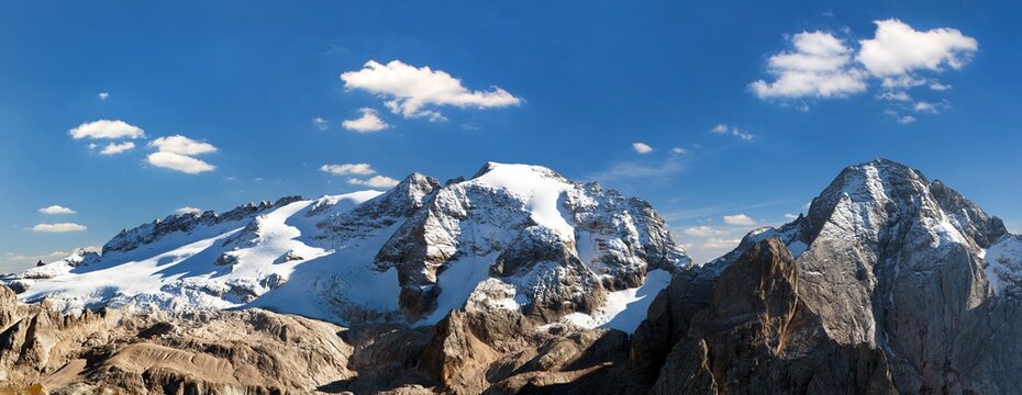 mount Marmolada cloud sky Alps Dolomites mountains Italy