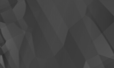 Obraz premium Crumpled dark grey paper texture background with abstract geometric folds and shadows.