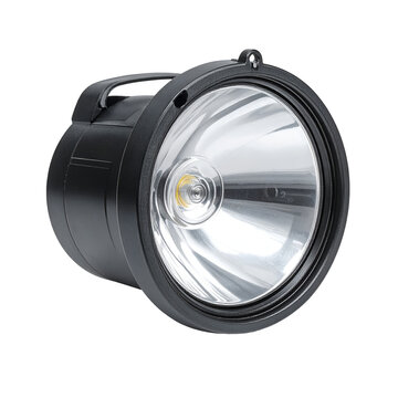 Powerful portable LED searchlight head for outdoor emergency rescue