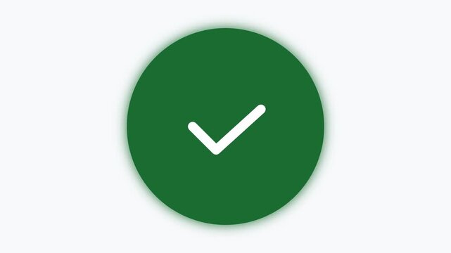 Loading progress bar animation with smiley face transitioning to green success checkmark icon.