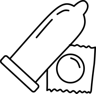 condom product packaging displaying rolled prophylactic protection style