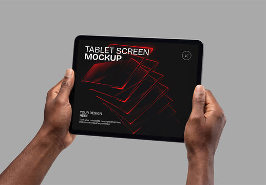 Tablet Screen Device Mockup