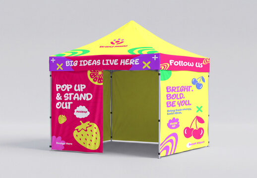 Pop Up Gazebo Tent Mockup