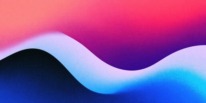 Soft waves of gradient colors flow across a textured abstract background