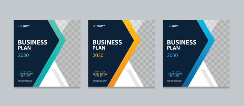 business web banner design template. Suitable for social media post, instagram story post and web marketing ads. vector illustration for editable with Space to add pictures.
