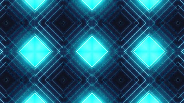 Abstract Kaleidoscope Technology VJ Loop Background
Abstract kaleidoscopic animation with blinking light and glowing symmetrical shapes shifting in a seamless loop