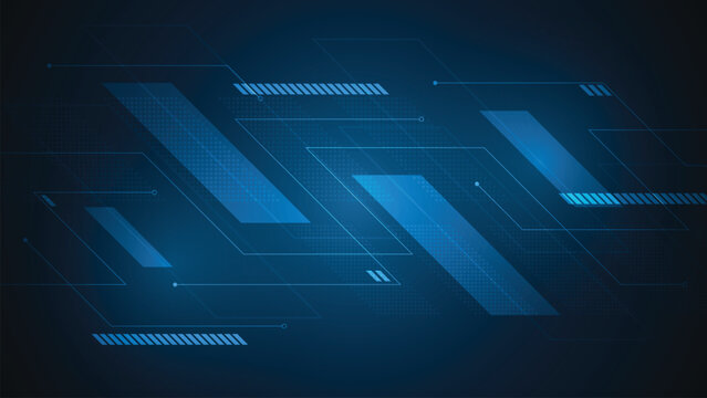 Technological innovations that are constantly evolving are depicted against a dark blue background.