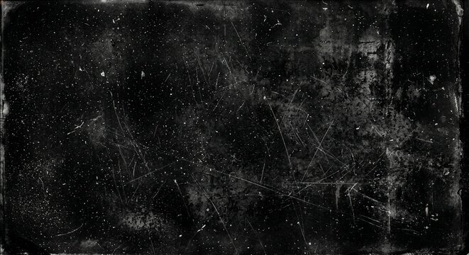 Czarne tło typu grunge z rysami