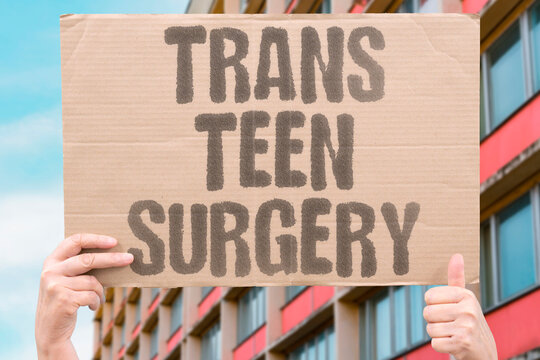 "Trans teen surgery" Age of majority restricts gender-affirming ops. TRANSGENDER. TEEN. SURGERY. AGE. RESTRICT.