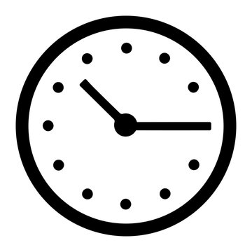 wall-clock Modern Business and Technology Icon Set