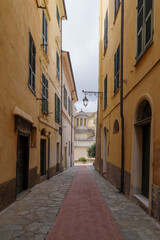 Fototapeta premium Street view of Imperia old town, Italy