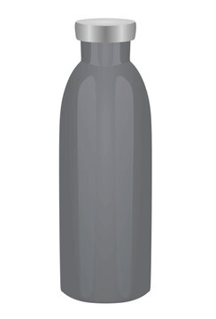 Sport water bottle. vector illustration