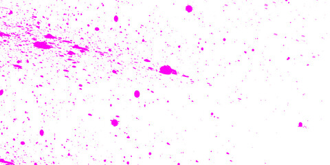 Naklejka premium Pink paint splatter isolated on white background for artistic graphic design elements