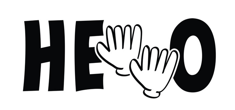 Slogan hello. World hello day, November 21. its a greetings, regards or welcome quote. A friendly greeting for hello, hi, or goodbye. Invitation idea. Relaxing and chill, motivation and inspiration.