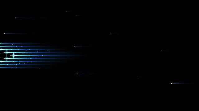 5G high speed blue light streaks data network futuristic tech background