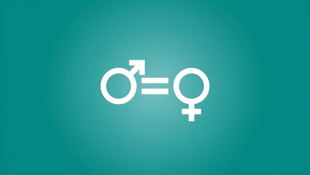 Male female equal sign icon design