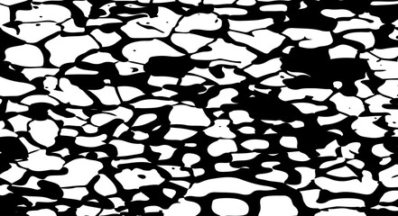 Naklejka premium Rough, scratch, splatter grunge pattern design brush strokes. Overlay texture. Faded black-white dyed paper texture. Sketch grunge design. Use for poster, cover, banner, mock-up, stickers layout.